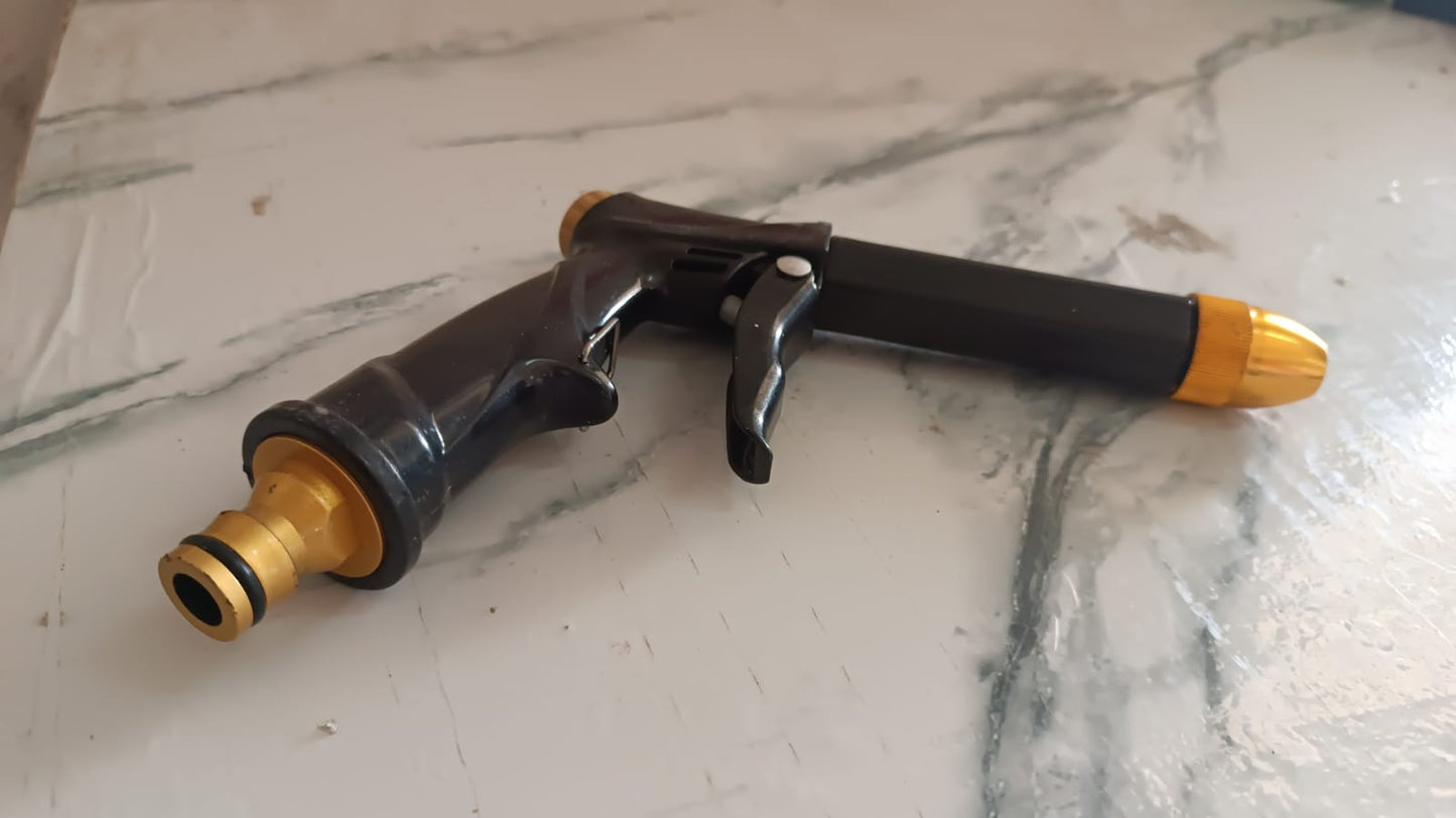 Water Spray Gun for Car Wash & Gardening (Multi-Mode, Brass)