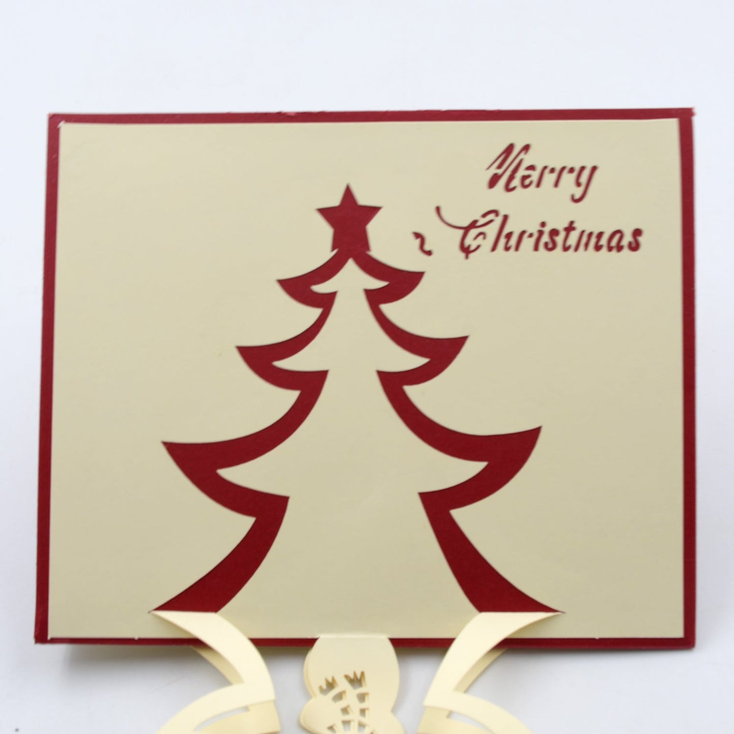 Unique 3D -Up Wishing Card (Christmas): 1 Pc