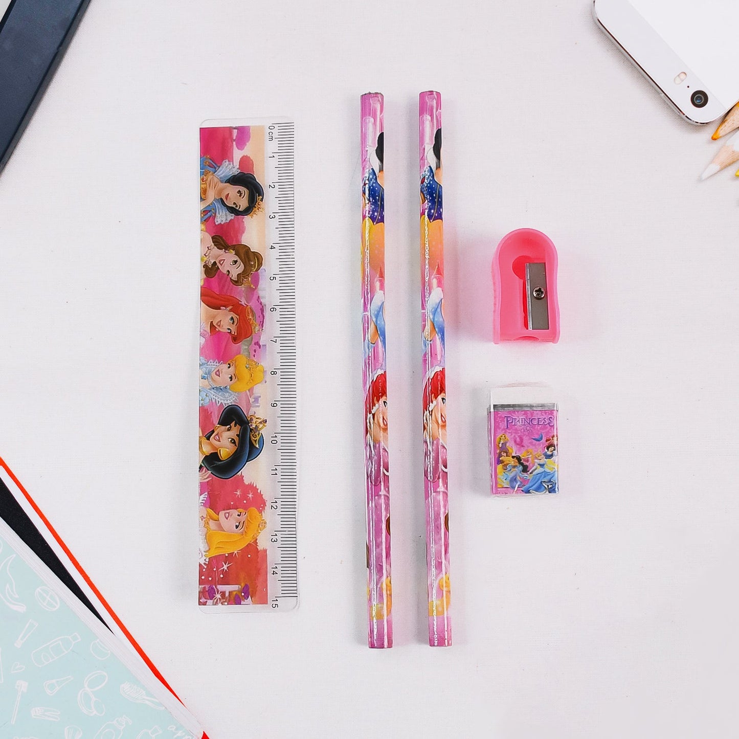 Fun & Functional! 5-in-1 Cartoon Pencil Set for School & Play (5 Pc)